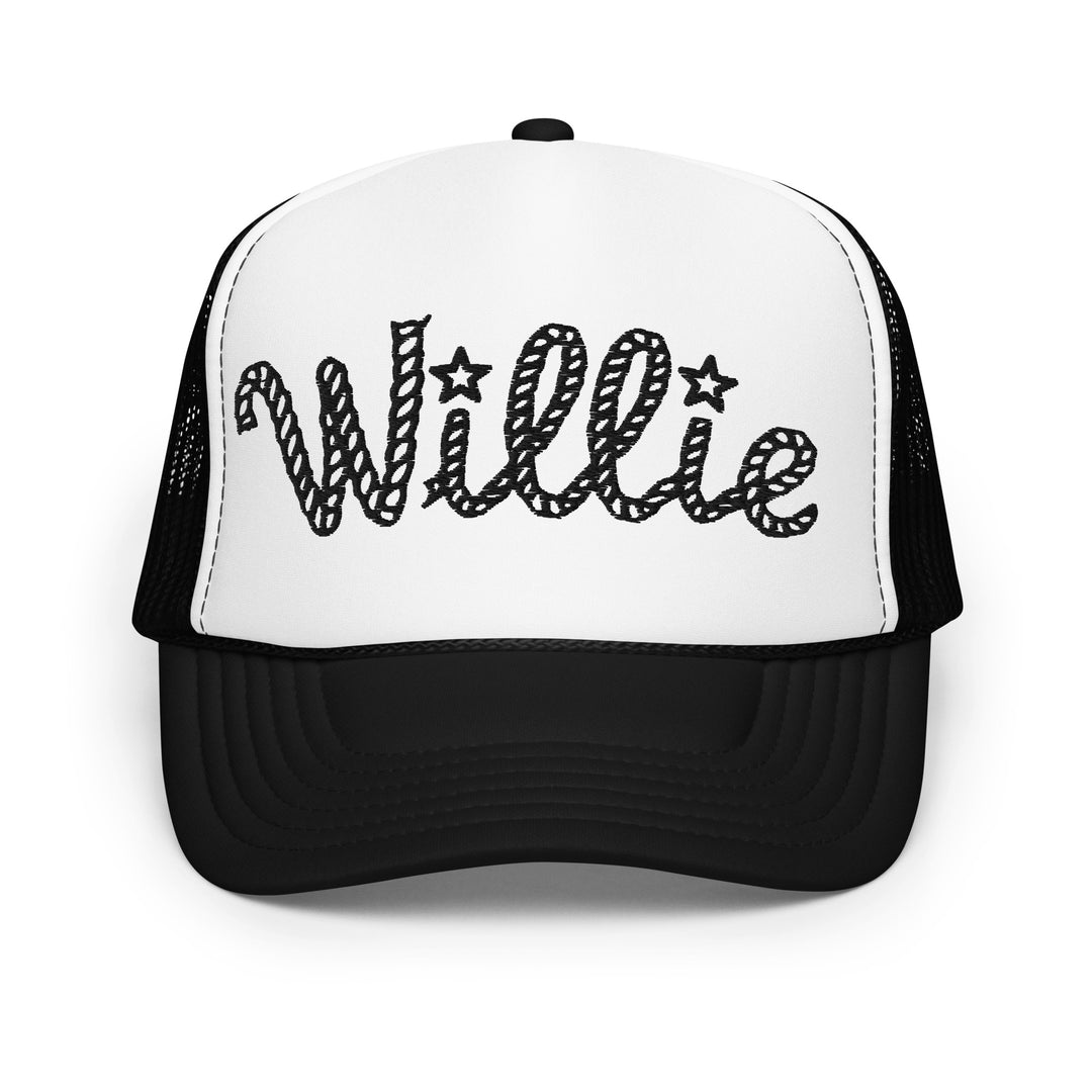 Hat - Emb. Trucker: D13 - Willie B/W